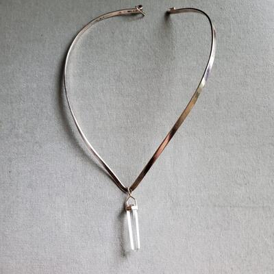 Crystal Pendant Choker
