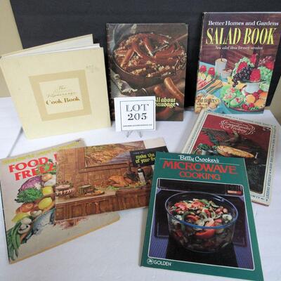 Hard Cover Cookbooks, Salads, All About Sausage, More
