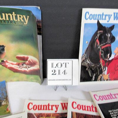 Lot of Country Woman Magazines, 1990-1995