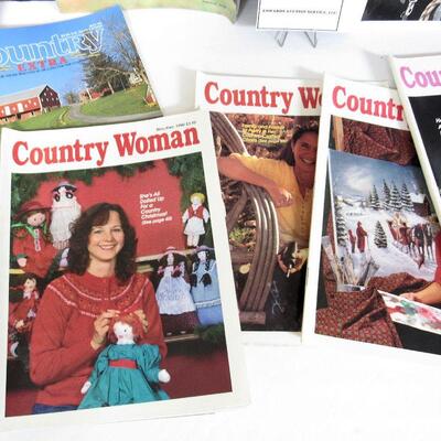 Lot of Country Woman Magazines, 1990-1995