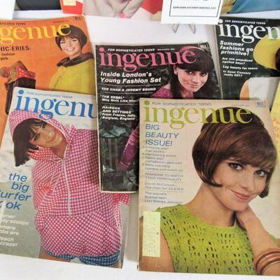 Nice Lot Vintage Ingenue Magazines, 1965