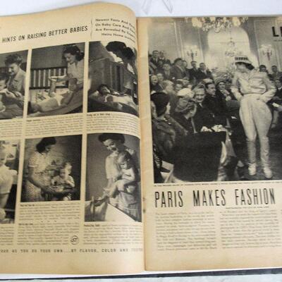 Life Magazine, 4/1/1946, Cardinals Pitcher, Paris Fashion