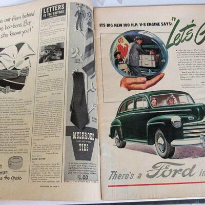 Life Magazine, 4/1/1946, Cardinals Pitcher, Paris Fashion