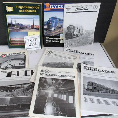 Lot of Misc Railroad Magazines, 1989, 1992, 1993, 2009