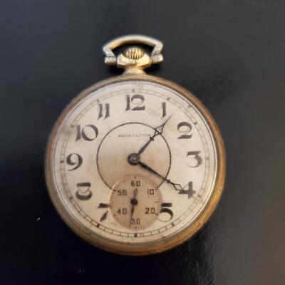 1910 Hamilton 17 Jewel 14Kt Gold Filled Watch