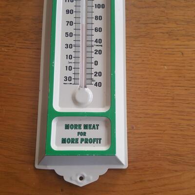 Vintage Metal Hog Thermometer