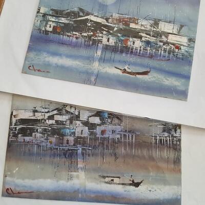 Asian Tourist Watercolors