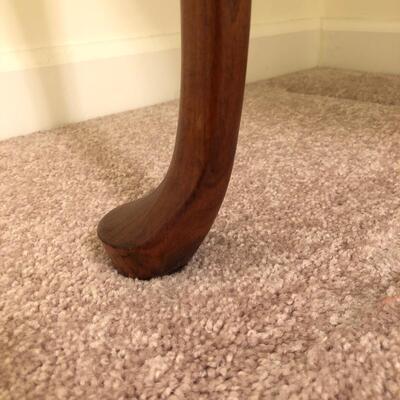 Wood Entryway Table with Removable Glass Top, Gold-tone Handles & Dove-tailed Drawers (UO-JF)