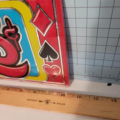 25 cent slot machine glass insert