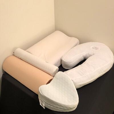 Memory Foam & More 9 Pillows in Assorted Shapes for Orthopedic support (UO-JF)
