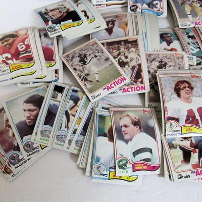 1981 Topps Football Cards in Box, 3/4 or More Full