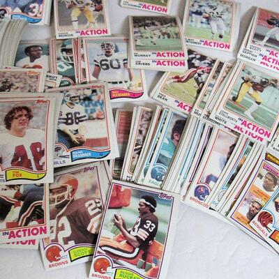 1981 Topps Football Cards in Box, 3/4 or More Full