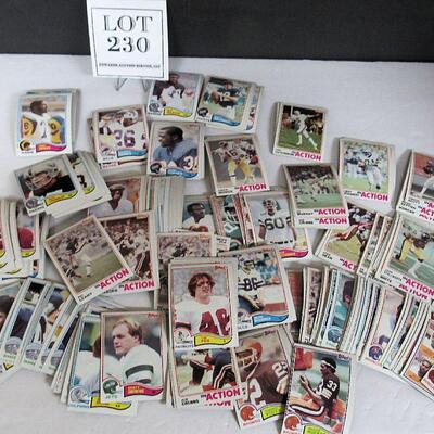 1981 Topps Football Cards in Box, 3/4 or More Full