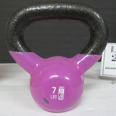 Go Fit Kettleball 7 Lb Weight, DVD In Box