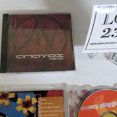 Unopened Anavox, Opened Zebra Live and Marcy Playground CDs