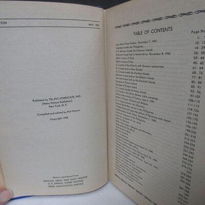 1945, 1st Edition, Eyes of the War, Photographic Report of WWII, Hard Cover