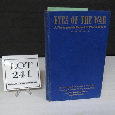 1945, 1st Edition, Eyes of the War, Photographic Report of WWII, Hard Cover