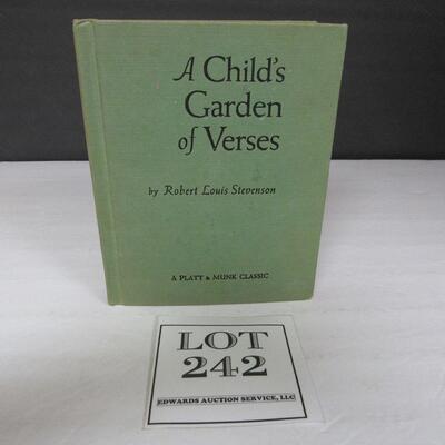 1961 Hard Cover, A Child's Garden Of Verses, RL Stevenson