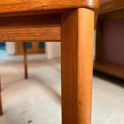 Set of 3 Vintage Denmark Mobelfabrikken Toften Teak Nesting Side Tables