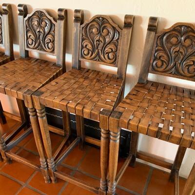 Equipale Woven Bar Stools