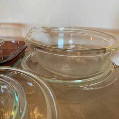Classic pyrex set (clear glass)