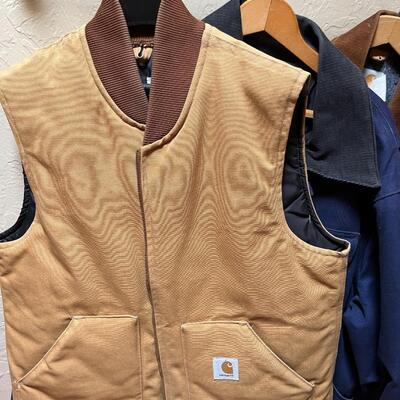 5 Carhartt Jackets and Vests
