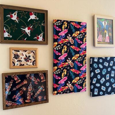 6 Fabric Print Pictures