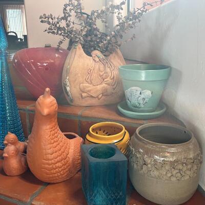 Various Vases and glass