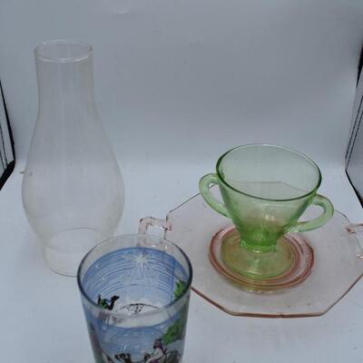 Mix of glass ware