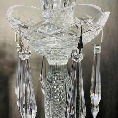 Pair of Waterford Crystal Tara Candelabras with boxes