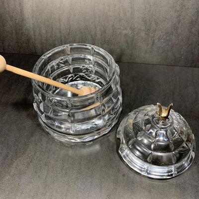 Waterford Crystal Honey Pot