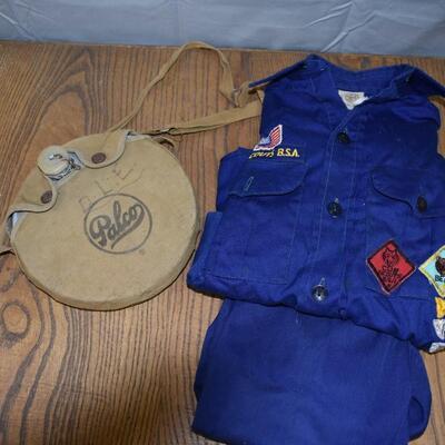Canteen & Boy Scout Outfit