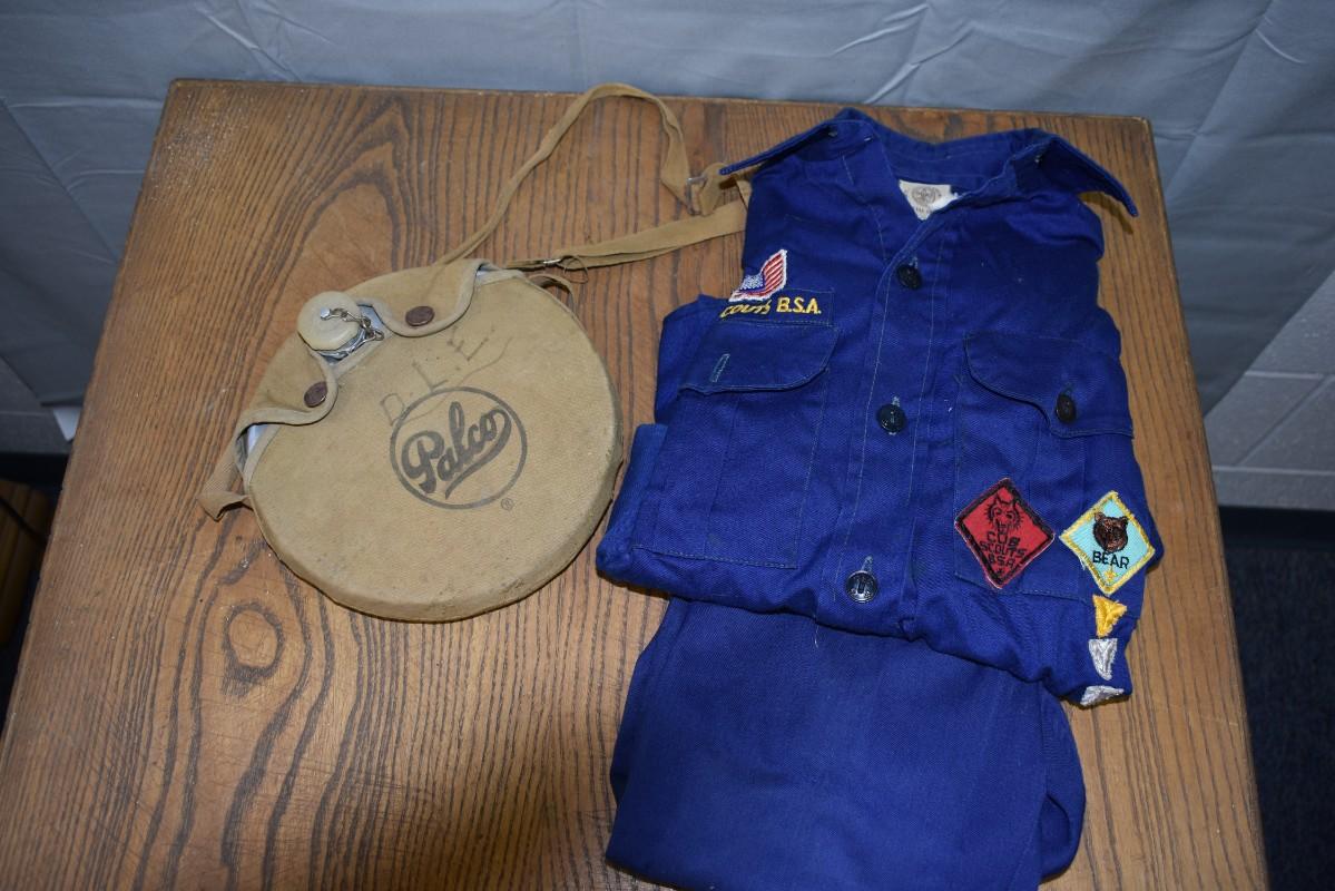 Canteen & Boy Scout Outfit