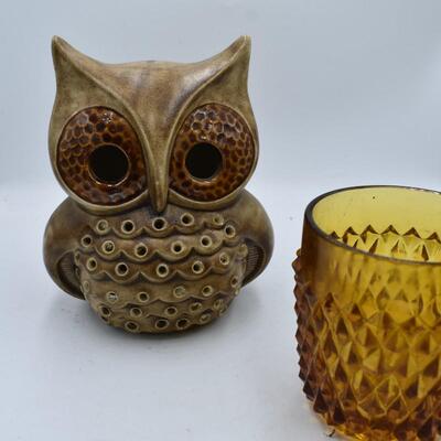 Owl Candle Holder