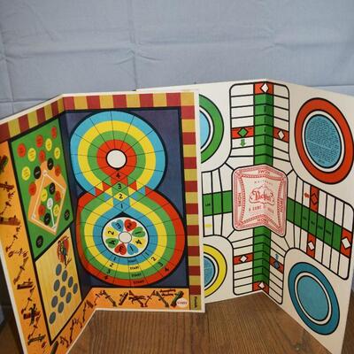 Board Games w/o box and playing pieces Lot H458, H467