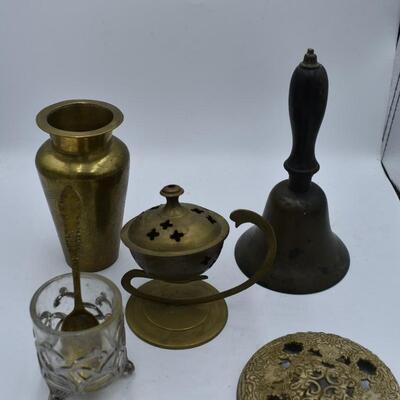 6 piece brass decor