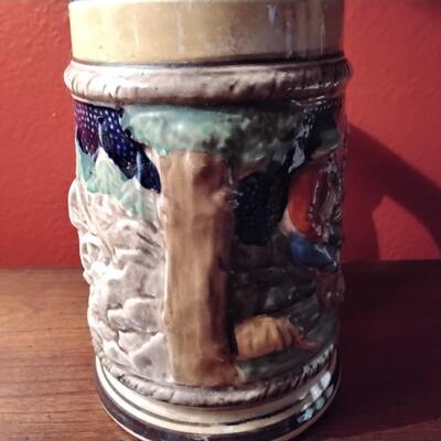 NIKONIKO Handpainted Japan Ceramic Beer Stein