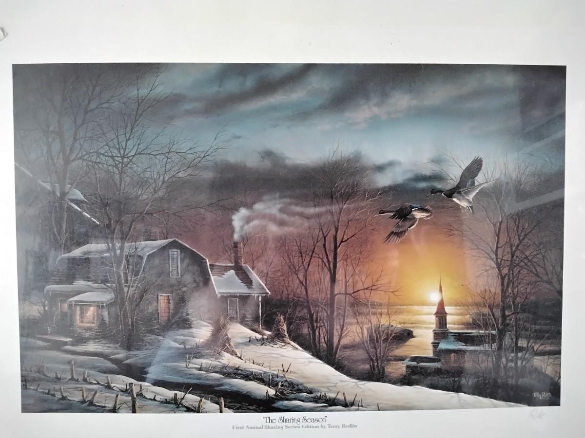 Terry redlin Sharing Season 1 Signed