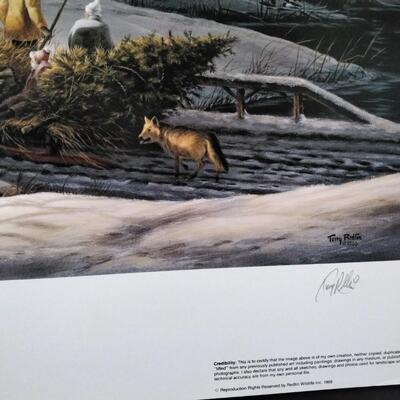 Terry Redlin-Homeward Bound Signed Strict Limited