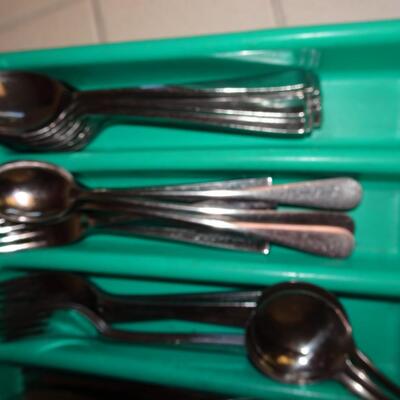 LOT 379. FLATWARE