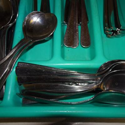 LOT 379. FLATWARE