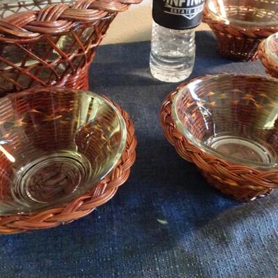 LOT 411. SALAD BOWL AND BOWLS