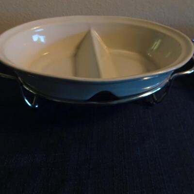 LOT 412. SERVING DISHES