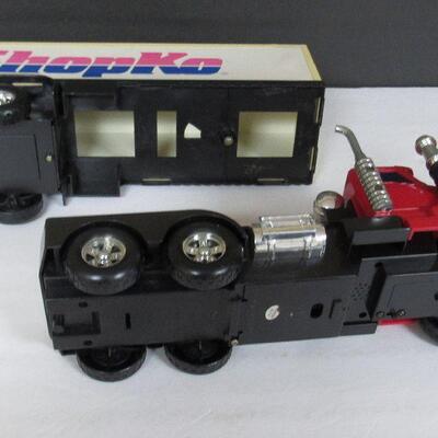Older Shopko 2 Piece Semi Truck, Plastic