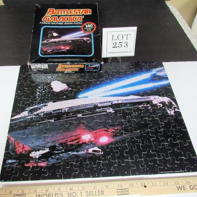 Vintage Battlestar Galactica 140 Pc Puzzle, Complete, 1978