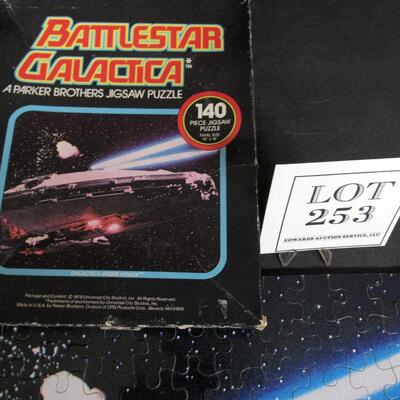 Vintage Battlestar Galactica 140 Pc Puzzle, Complete, 1978