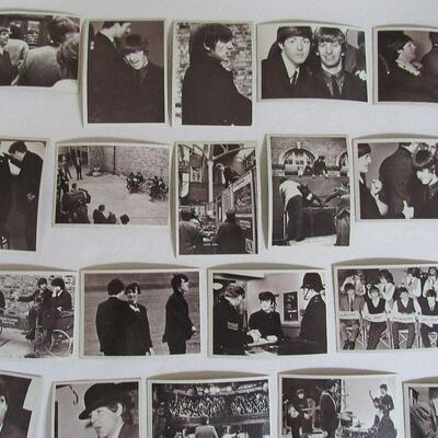 Vintage Beatles Trading Cards, Hard Days Night Partial Set