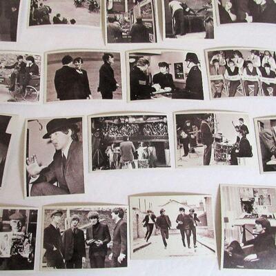 Vintage Beatles Trading Cards, Hard Days Night Partial Set