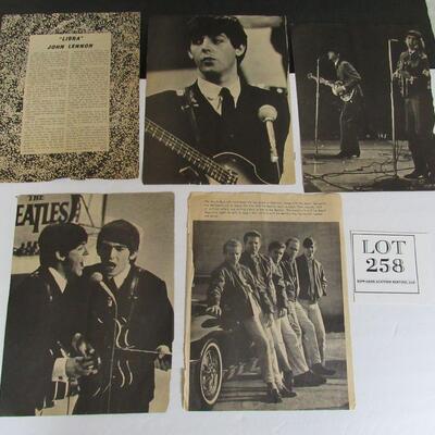 Vintage Magazine Page Photos of Beatles, Beach Boys, Dave Clark Five