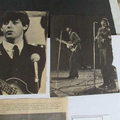 Vintage Magazine Page Photos of Beatles, Beach Boys, Dave Clark Five
